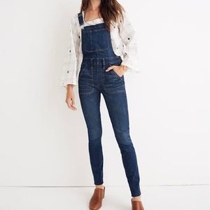 Madewell Skinny Overalls Eco Edition Blue Denim Sz XS
